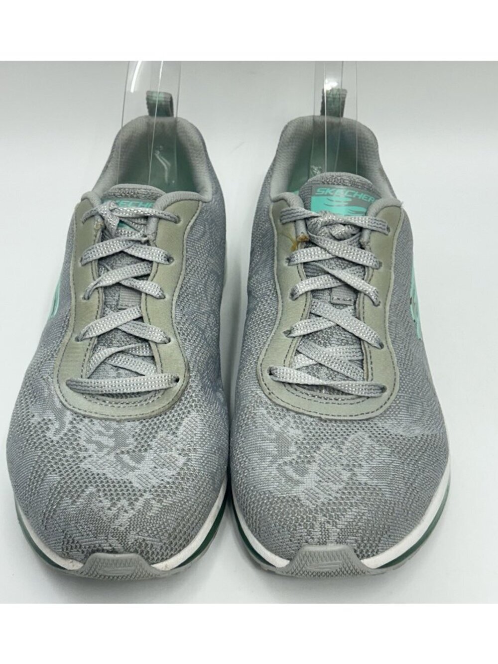 Skechers Skech Air Element Sneakers Shoes Women's Size 7.5 Gray Floral Running - Picture 3 of 10